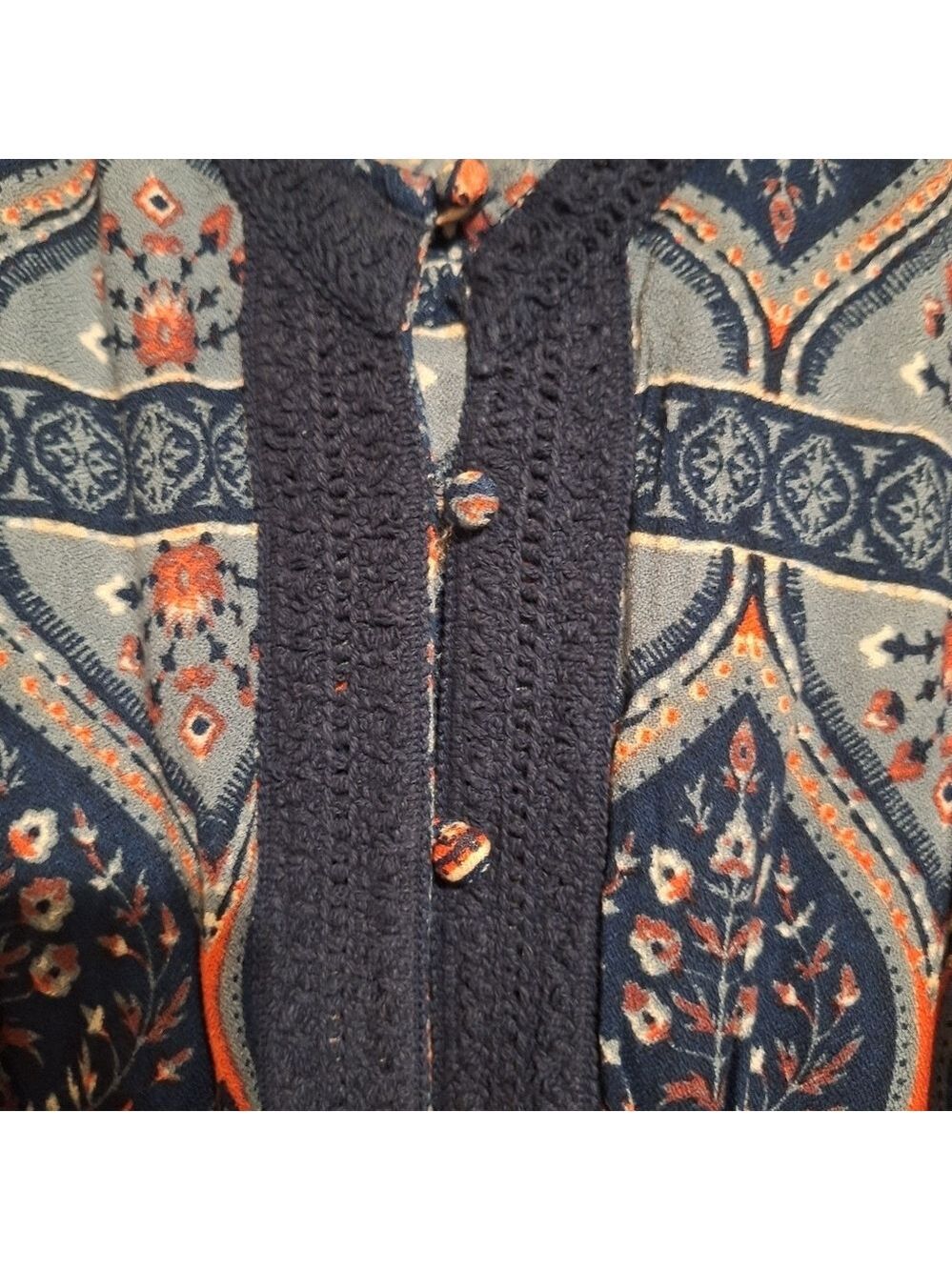 Roxy southwest print romper shorts NWT ptp 18"x30"L. 2.5 inseam - Picture 5 of 6
